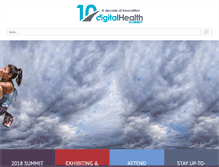 Tablet Screenshot of digitalhealthsummit.com